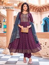 Amrut By Banwery Rayon Kurti With Bottom Dupatta Wholesale Shop In Surat